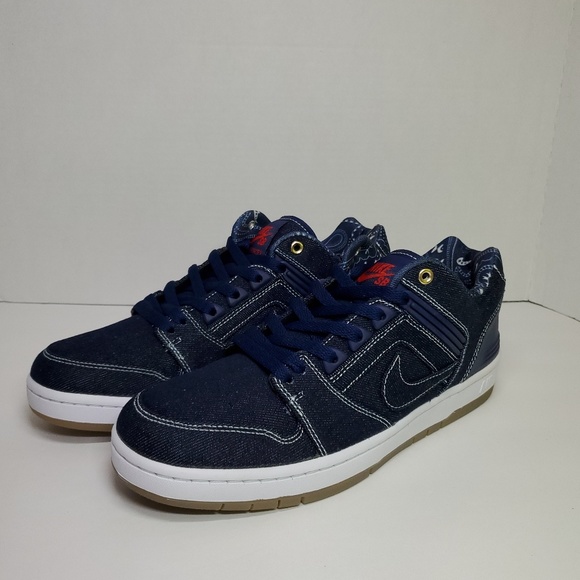 nike sb air force 2 denim